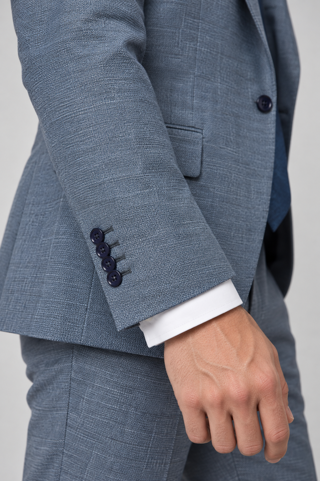 Vitaliano - Donker Blauw Heren Pak