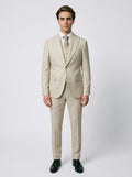 Riccardo - Beige Heren Pak